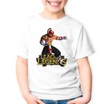 Fashion, accesorii si bijuterii - Copii - Imbracaminte copii - Tricouri copii - Tricou copii Lee Sin League of Legends LoL Muay Thai, alb, S Copii - Infinity.ro