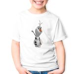 Fashion, accesorii si bijuterii - Copii - Imbracaminte copii - Tricouri copii - Tricou copii Om de Zapada Olaf Desene Animate, alb, L Copii - Infinity.ro
