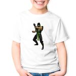 Fashion, accesorii si bijuterii - Copii - Imbracaminte copii - Tricouri copii - Tricou copii Mortal Kombat Monk Fictional Character PS4, alb, M Copii - Infinity.ro