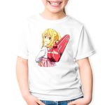 Fashion, accesorii si bijuterii - Copii - Imbracaminte copii - Tricouri copii - Tricou copii Kaori Your Lie in April Love Story Anime, alb, L Copii - Infinity.ro