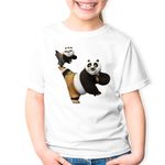Fashion, accesorii si bijuterii - Copii - Imbracaminte copii - Tricouri copii - Tricou copii Kung Fu Panda Taekwondo Ninja Dragon, alb, XS Copii - Infinity.ro
