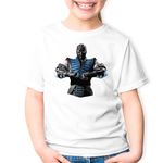 Fashion, accesorii si bijuterii - Copii - Imbracaminte copii - Tricouri copii - Tricou copii Mortal Kombat The Best Player Game From World, alb, M Copii - Infinity.ro