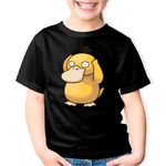 Fashion, accesorii si bijuterii - Copii - Imbracaminte copii - Tricouri copii - Tricou copii Pokemon Go Psyduck Cards Plus, negru, XL Copii - Infinity.ro