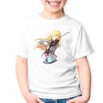 Fashion, accesorii si bijuterii - Copii - Imbracaminte copii - Tricouri copii - Tricou copii Your Lie in April Kaori Vioara Violonista, alb, L Copii - Infinity.ro