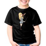 Fashion, accesorii si bijuterii - Copii - Imbracaminte copii - Tricouri copii - Tricou copii Your Lie in April Kaori Muza Vioara Love Story, negru, L Copii - Infinity.ro