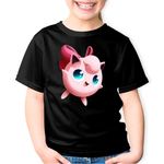 Fashion, accesorii si bijuterii - Copii - Imbracaminte copii - Tricouri copii - Tricou copii Pokemon Jigglypuff Plus Cards Swords, negru, L Copii - Infinity.ro