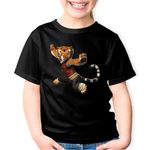 Fashion, accesorii si bijuterii - Copii - Imbracaminte copii - Tricouri copii - Tricou copii Kung Fu Panda Tigroaica Zen, negru, XL Copii - Infinity.ro