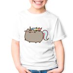 Fashion, accesorii si bijuterii - Copii - Imbracaminte copii - Tricouri copii - Tricou copii Pusheen Cat Plush Unicorn Pisica Dragobete Gift, alb, XL Copii - Infinity.ro