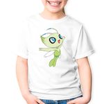 Fashion, accesorii si bijuterii - Copii - Imbracaminte copii - Tricouri copii - Tricou copii Pokemon Crystal Anime Plus Card, alb, L Copii - Infinity.ro