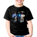 Fashion, accesorii si bijuterii - Copii - Imbracaminte copii - Tricouri copii - Tricou copii Mortal Kombat Sub-Zero Clan Lupte GTA Gaming, negru, M Copii - Infinity.ro