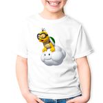 Fashion, accesorii si bijuterii - Copii - Imbracaminte copii - Tricouri copii - Tricou copii Super Mario Bros Norisor Albina 3D Kart, alb, XS Copii - Infinity.ro