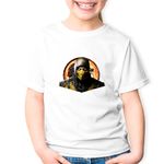 Fashion, accesorii si bijuterii - Copii - Imbracaminte copii - Tricouri copii - Tricou copii Mortal Kombat Trilogy Scorpio Lupta Gaming PS5, alb, M Copii - Infinity.ro