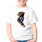 Fashion, accesorii si bijuterii - Copii - Imbracaminte copii - Tricouri copii - Tricou copii Mortal Kombat Nightwolf The Ultimate Warrior, alb, L Copii - Infinity.ro