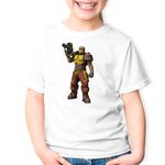 Fashion, accesorii si bijuterii - Copii - Imbracaminte copii - Tricouri copii - Tricou copii Quake III Arena Champions Mercenar Soldat, alb, XL Copii - Infinity.ro