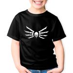 Fashion, accesorii si bijuterii - Copii - Imbracaminte copii - Tricouri copii - Tricou copii Quake Monster Wars Rage Skull Wings, negru, S Copii - Infinity.ro