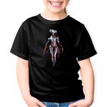 Fashion, accesorii si bijuterii - Copii - Imbracaminte copii - Tricouri copii - Tricou copii Quake Summoner Doom Red Lady, negru, L Copii - Infinity.ro