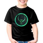 Fashion, accesorii si bijuterii - Copii - Imbracaminte copii - Tricouri copii - Tricou copii Quake Icon Emblema Logo, negru, S Copii - Infinity.ro