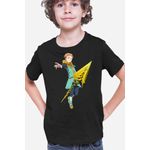 Fashion, accesorii si bijuterii - Copii - Imbracaminte copii - Tricouri copii - Tricou copii Seven Deadly Sins King Polearm Strongest Anime Meme, negru, L Copii - Infinity.ro