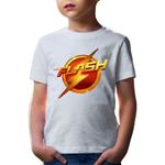 Fashion, accesorii si bijuterii - Copii - Imbracaminte copii - Tricouri copii - Tricou copii Flash Logo Bright Speed Light Costume, alb, L Copii - Infinity.ro