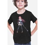 Fashion, accesorii si bijuterii - Copii - Imbracaminte copii - Tricouri copii - Tricou copii Trinity Seven Asami Lilith Weapon Revert Reality, negru, M Copii - Infinity.ro