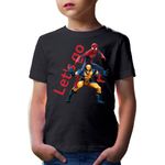 Fashion, accesorii si bijuterii - Copii - Imbracaminte copii - Tricouri copii - Tricou copii Wolverine X-Men Spiderman Funny Hug Marvel DC Comics, negru, XS Copii - Infinity.ro