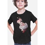 Fashion, accesorii si bijuterii - Copii - Imbracaminte copii - Tricouri copii - Tricou copii Madoka Magica Kaname Bow Fine Girl, negru, M Copii - Infinity.ro