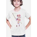Fashion, accesorii si bijuterii - Copii - Imbracaminte copii - Tricouri copii - Tricou copii Madoka Magica Kaname Bow Universe Strongest Anime, alb, S Copii - Infinity.ro