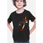 Fashion, accesorii si bijuterii - Copii - Imbracaminte copii - Tricouri copii - Tricou copii Persona Niijima Makoto Fight Game Metaverse, negru, L Copii - Infinity.ro