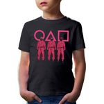 Fashion, accesorii si bijuterii - Copii - Imbracaminte copii - Tricouri copii - Tricou copii Squid Game Netflix Children Hardship Korean Drama, negru, XL Copii - Infinity.ro