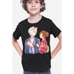 Fashion, accesorii si bijuterii - Copii - Imbracaminte copii - Tricouri copii - Tricou copii Kamisama Kiss Tomoe High School Otaku, negru, S Copii - Infinity.ro