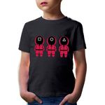 Fashion, accesorii si bijuterii - Copii - Imbracaminte copii - Tricouri copii - Tricou copii Squid Game Projector Rules Harsh Protective, negru, XL Copii - Infinity.ro