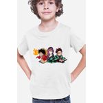 Fashion, accesorii si bijuterii - Copii - Imbracaminte copii - Tricouri copii - Tricou copii Trinity Seven One Piece Kimetsu no Yaiba Animekage, alb, S Copii - Infinity.ro
