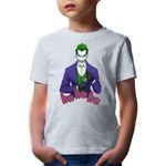 Fashion, accesorii si bijuterii - Copii - Imbracaminte copii - Tricouri copii - Tricou copii Joker Laugh Evil Gloves Crazy Man, alb, L Copii - Infinity.ro
