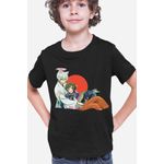 Fashion, accesorii si bijuterii - Copii - Imbracaminte copii - Tricouri copii - Tricou copii Kamisama Kiss Tomoe Ninjago Kyoto, negru, M Copii - Infinity.ro