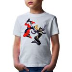 Fashion, accesorii si bijuterii - Copii - Imbracaminte copii - Tricouri copii - Tricou copii Joker Woman Harley Quinn Friends Catwoman Batwoman, alb, M Copii - Infinity.ro