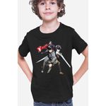 Fashion, accesorii si bijuterii - Copii - Imbracaminte copii - Tricouri copii - Tricou copii Twin Star Exorcists Enmadou Fantasy Katana Love, negru, XL Copii - Infinity.ro