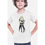 Fashion, accesorii si bijuterii - Copii - Imbracaminte copii - Tricouri copii - Tricou copii Trinity Seven Sherlock Detectiv Playful Nao Akinari, alb, XS Copii - Infinity.ro