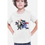 Fashion, accesorii si bijuterii - Copii - Imbracaminte copii - Tricouri copii - Tricou copii World Trigger Minna-san Protect Earth Super Powers, alb, L Copii - Infinity.ro