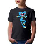 Fashion, accesorii si bijuterii - Copii - Imbracaminte copii - Tricouri copii - Tricou copii Huggy Wuggy Childish Look Playful Giggle Cute, negru, XS Copii - Infinity.ro