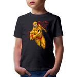 Fashion, accesorii si bijuterii - Copii - Imbracaminte copii - Tricouri copii - Tricou copii Flash Run Fast Fight Forever Cool Strong, negru, L Copii - Infinity.ro