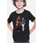Fashion, accesorii si bijuterii - Copii - Imbracaminte copii - Tricouri copii - Tricou copii Twin Star Roblox Brothers Power Incantation, negru, XS Copii - Infinity.ro