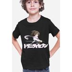 Fashion, accesorii si bijuterii - Copii - Imbracaminte copii - Tricouri copii - Tricou copii Trinity Seven Kazama Levi Samurai Japan Anime Otaku, negru, XL Copii - Infinity.ro