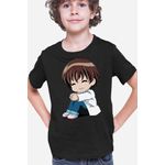 Fashion, accesorii si bijuterii - Copii - Imbracaminte copii - Tricouri copii - Tricou copii Prince of Tennis Ryouma Chibi Small Rookie Action, negru, M Copii - Infinity.ro