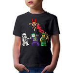 Fashion, accesorii si bijuterii - Copii - Imbracaminte copii - Tricouri copii - Tricou copii Joker Star Wars Powerpuff Girls Legends of Zelda Lego Roblox, negru, XS Copii - Infinity.ro