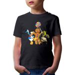 Fashion, accesorii si bijuterii - Copii - Imbracaminte copii - Tricouri copii - Tricou copii Shrek Dance Happy Cookie Sweet Donald Duck, negru, XL Copii - Infinity.ro