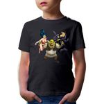 Fashion, accesorii si bijuterii - Copii - Imbracaminte copii - Tricouri copii - Tricou copii Shrek Wonder Woman Catwoman Super Hero Medieval Era, negru, L Copii - Infinity.ro