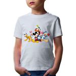 Fashion, accesorii si bijuterii - Copii - Imbracaminte copii - Tricouri copii - Tricou copii Mickey Mouse Group Photo Memory Pluto Donald Gooffy, alb, L Copii - Infinity.ro