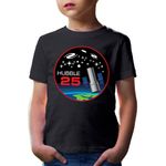 Fashion, accesorii si bijuterii - Copii - Imbracaminte copii - Tricouri copii - Tricou copii NASA Hubble Space Orbit Terra Best Telescope, negru, S Copii - Infinity.ro