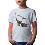 Fashion, accesorii si bijuterii - Copii - Imbracaminte copii - Tricouri copii - Tricou copii Jurassic Park Ankylosaurus Tyrannosaurus Comet, alb, XS Copii - Infinity.ro