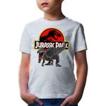 Fashion, accesorii si bijuterii - Copii - Imbracaminte copii - Tricouri copii - Tricou copii Jurassic Park Dinosaur T-REX Scary, alb, XL Copii - Infinity.ro